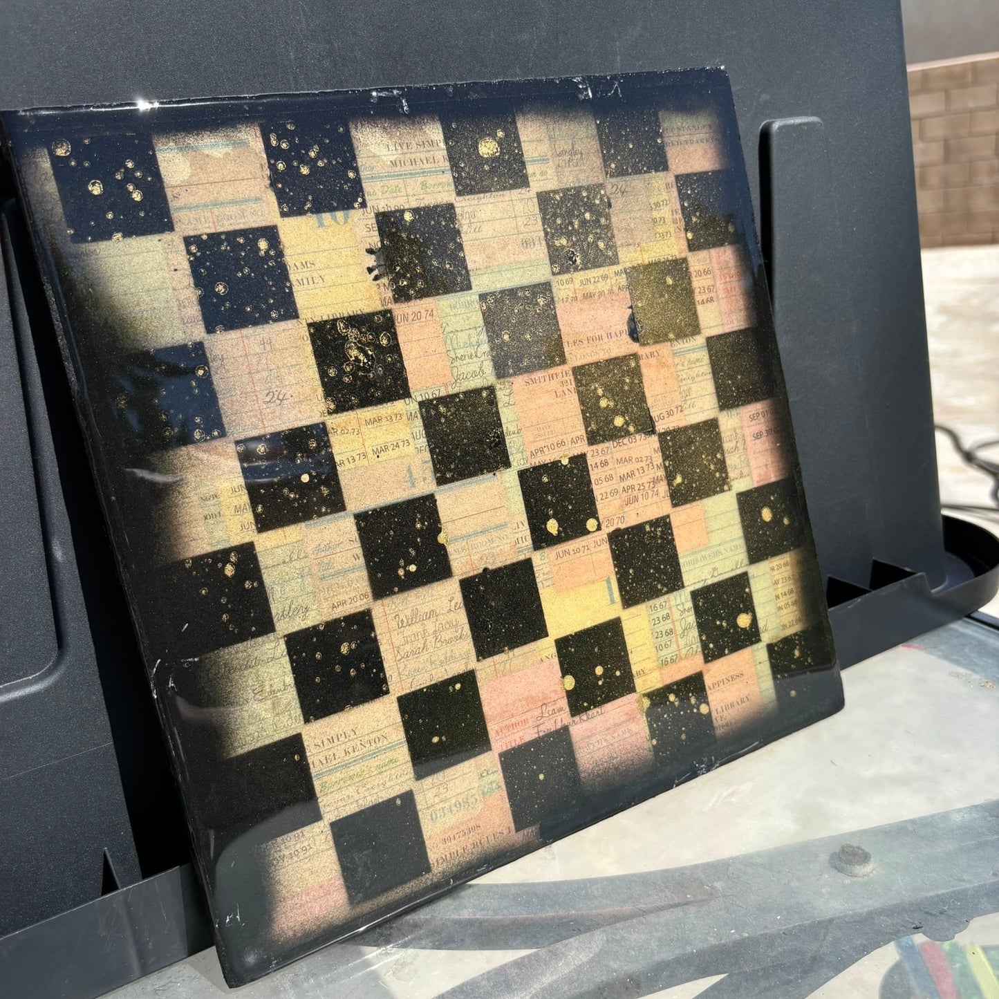 Contract Forms - Resin Coated Chess Board