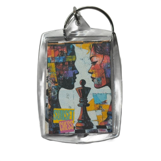 Best Friends - Chess  Photo Keychain