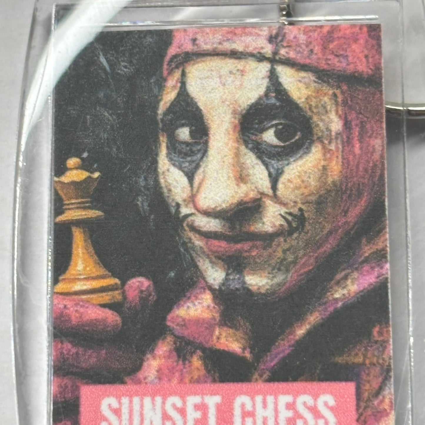Joker - Chess  Photo Keychain
