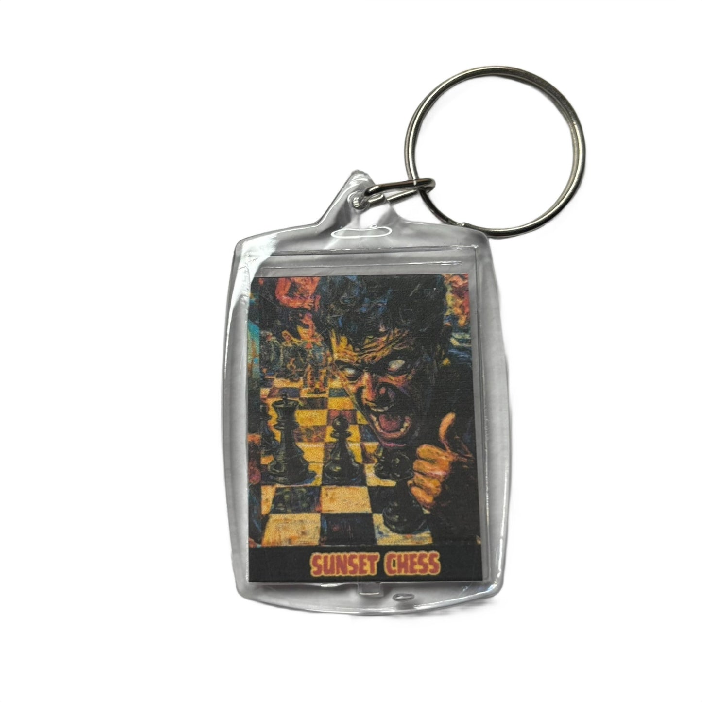 Excitement! - Chess  Photo Keychain
