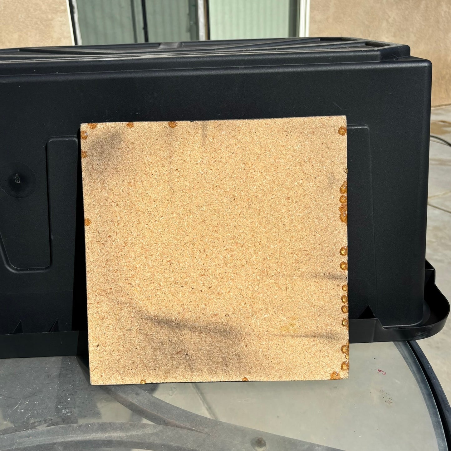 Colorful FLowers - Resin Coated Chess Board