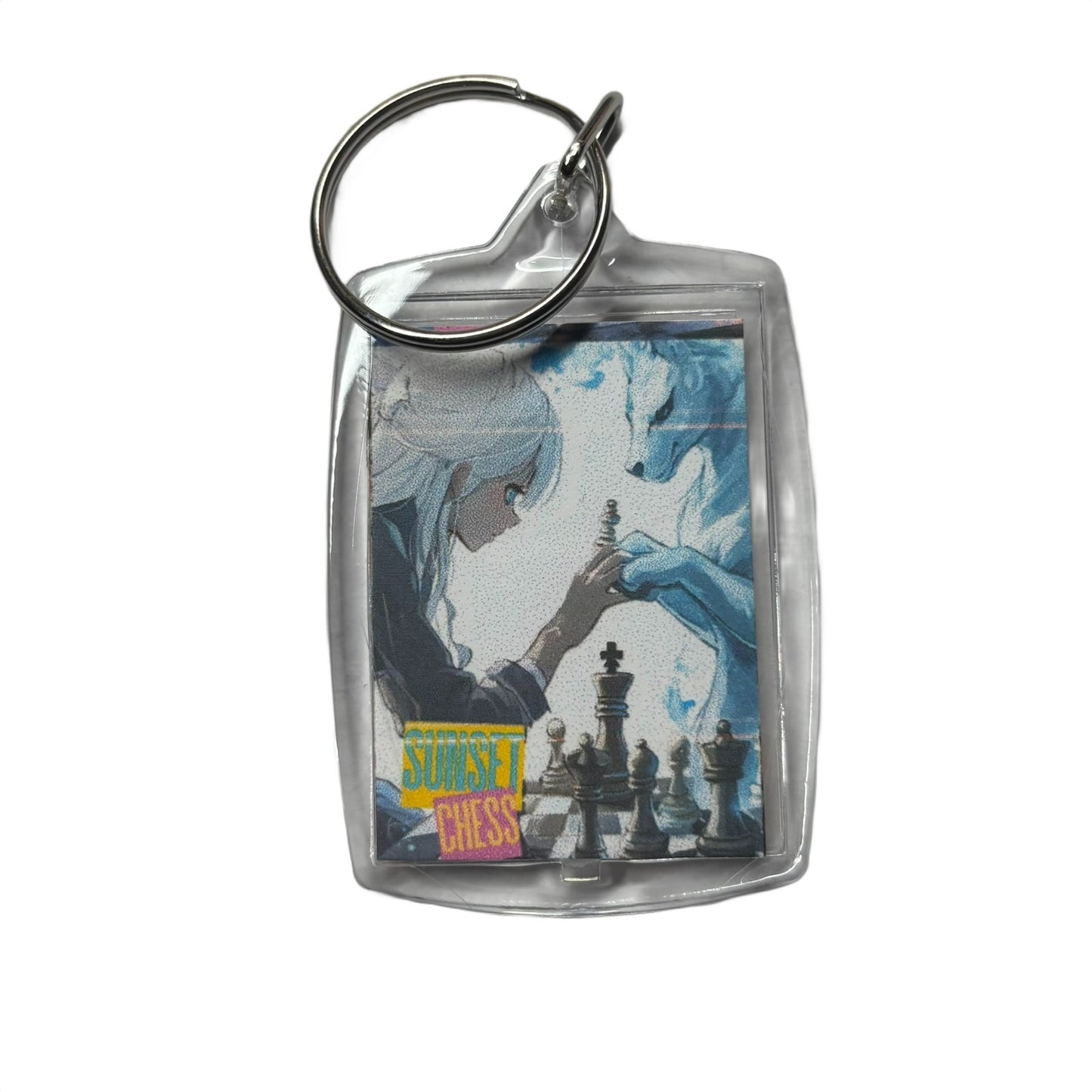 Winters Fate - Chess  Photo Keychain