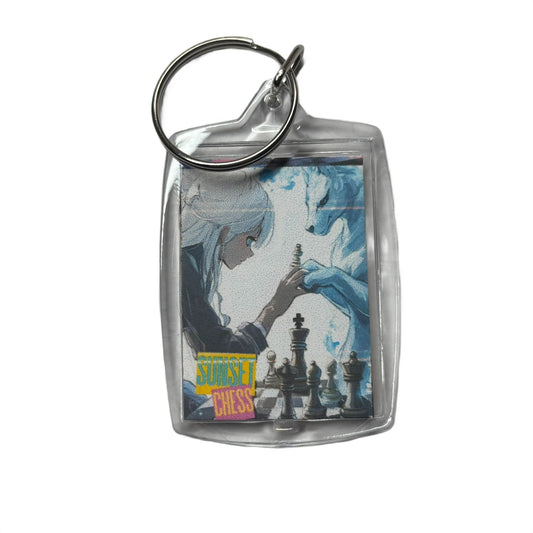 Winters Fate - Chess  Photo Keychain