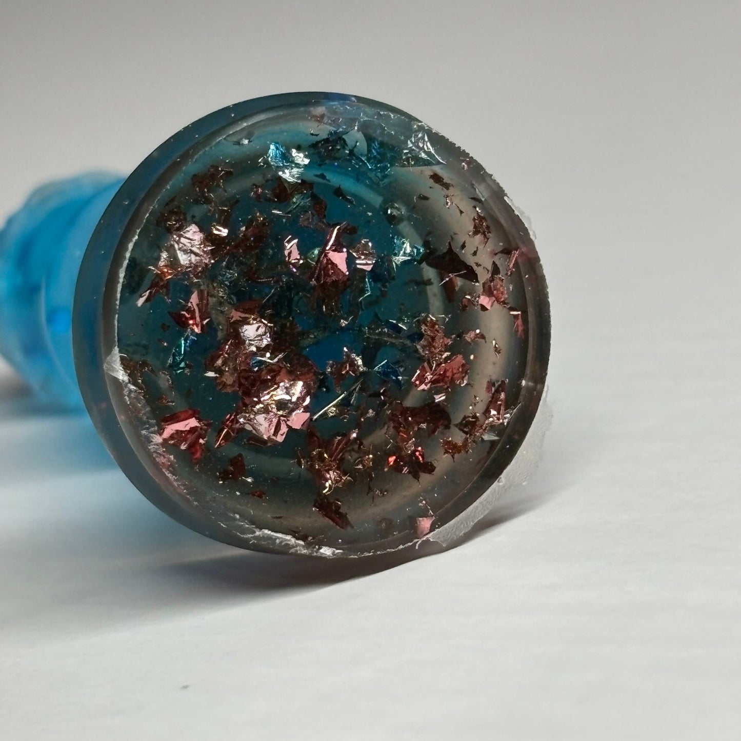 Blue Ocean Queen - Handmade Resin Keychain