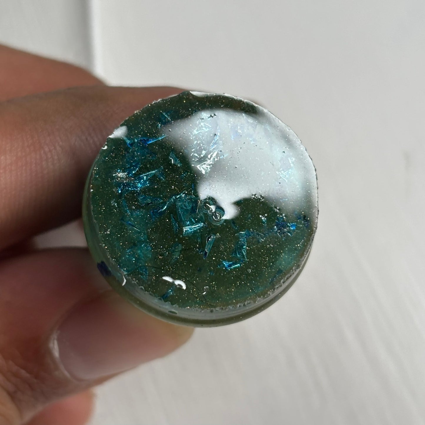 Royal Brown/Green Knight - Handmade Resin Chess Necklace