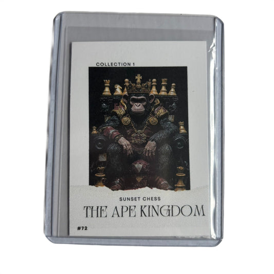 The Ape Kingdom Collection 1 Card #72 - Scrapbook Trading Card