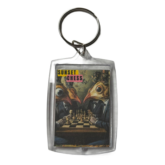 Early Birds - Chess  Photo Keychain