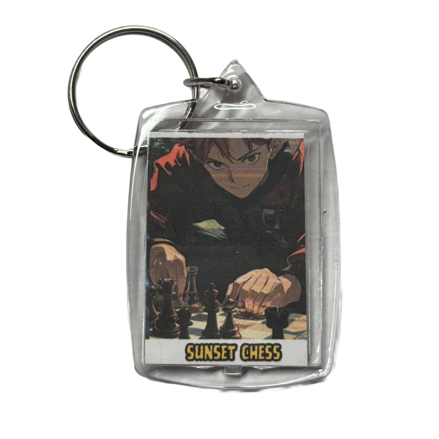 Anime Boy - Chess  Photo Keychain