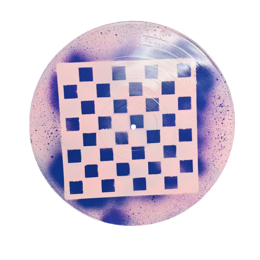 Dotted Purple Pink - Vinyl Chess Board