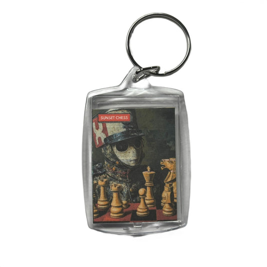 Masked Man - Chess  Photo Keychain