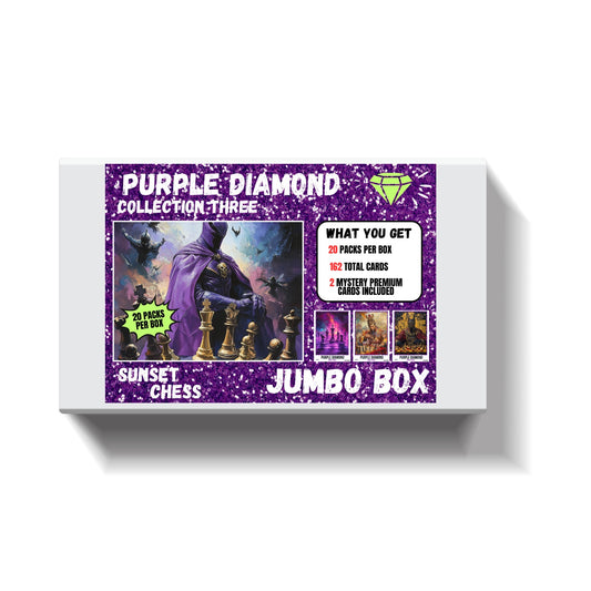 Purple Diamond Part 3 - Jumbo Box Pack - Chess Trading Cards
