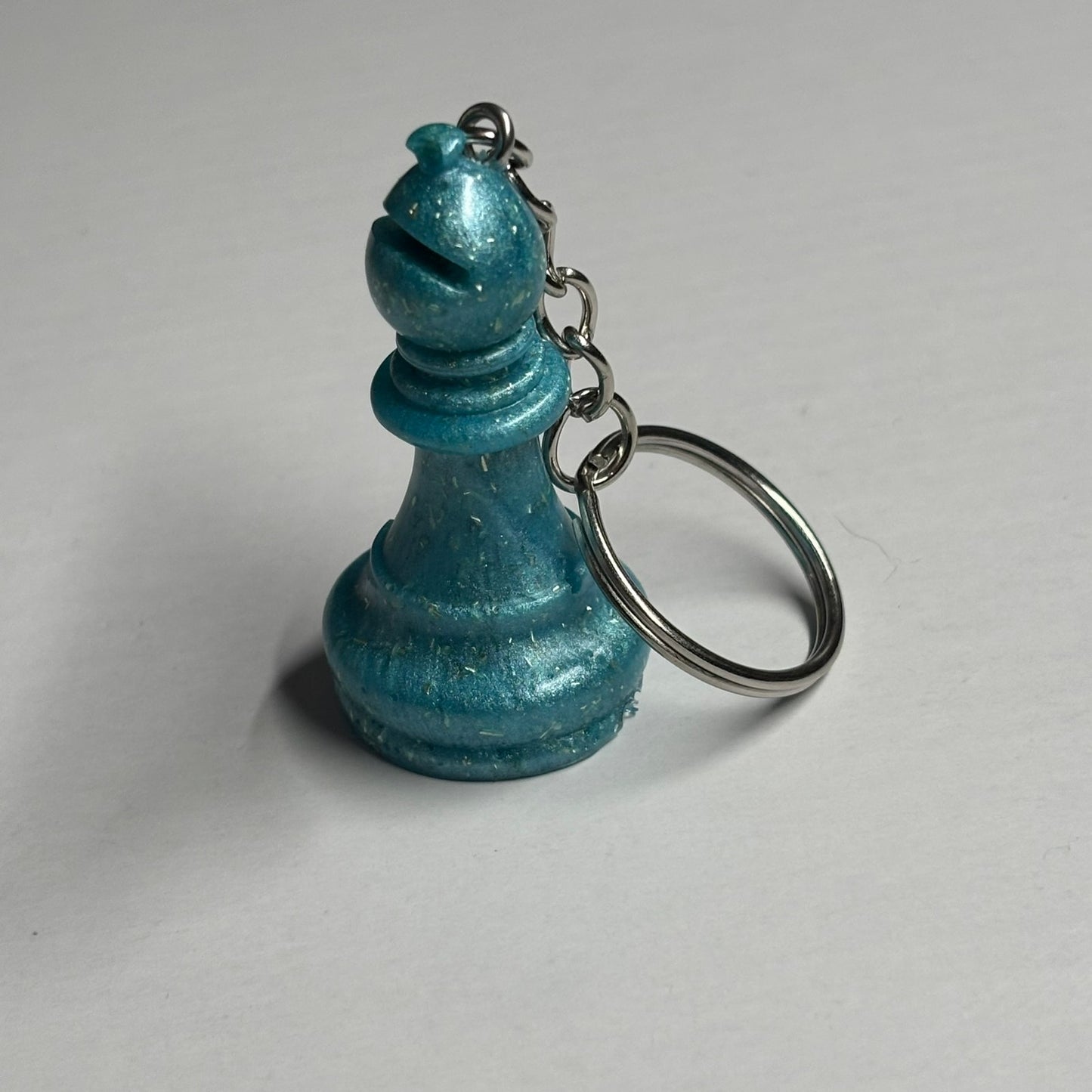 Royal Blue Bishop - Handmade Resin Keychain