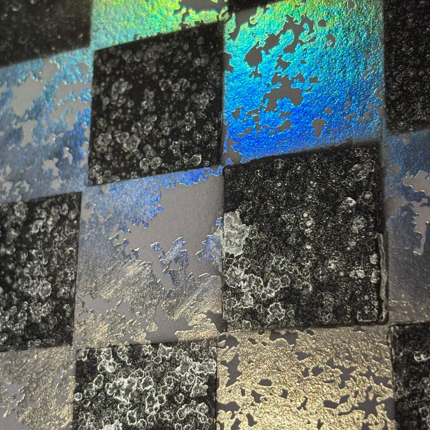 Glowing Chrome - Scrapbook Chess Board