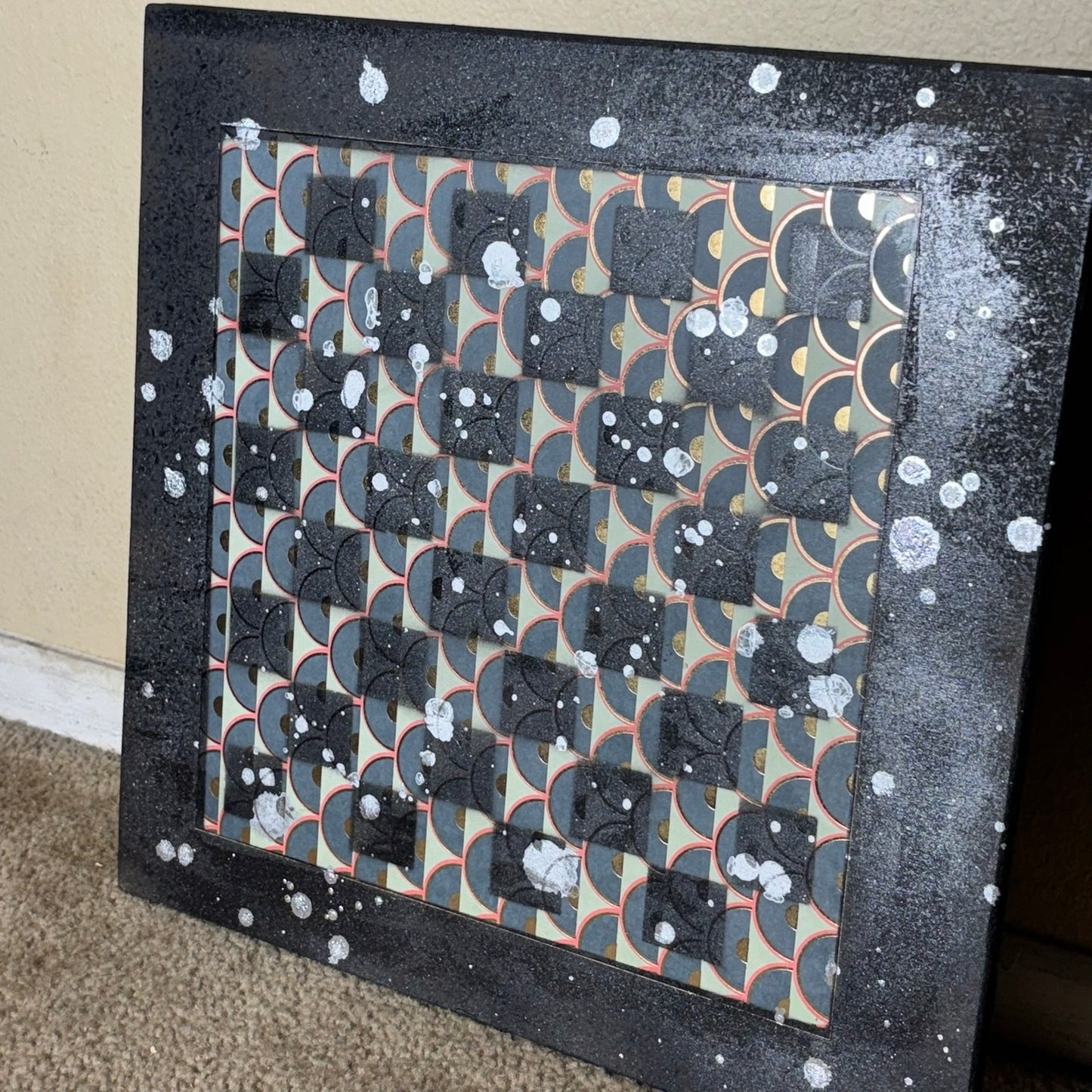 Vintage Supreme Pattern - Large Scrapbook Chess Board