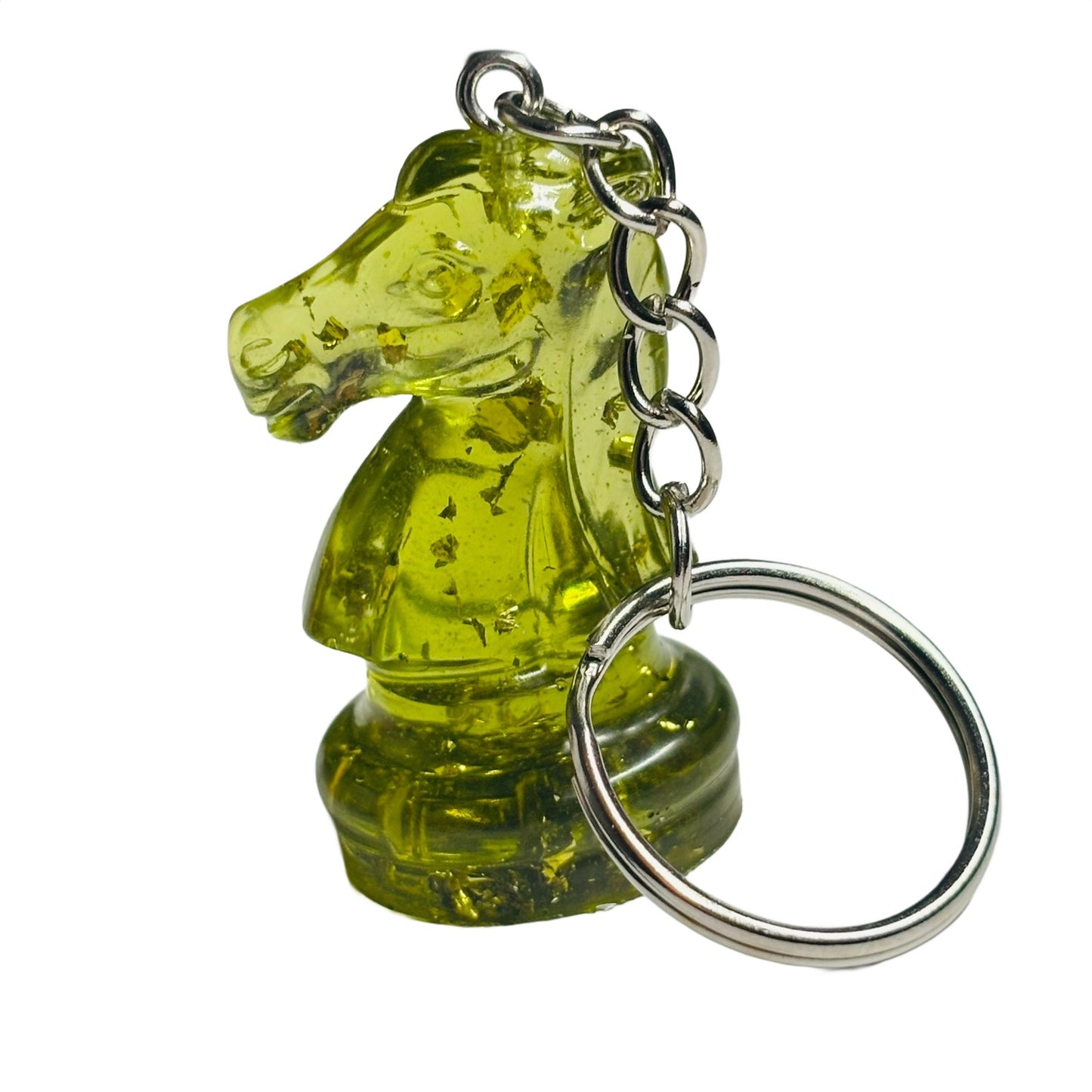Green Lime Knight - Handmade Resin Keychain