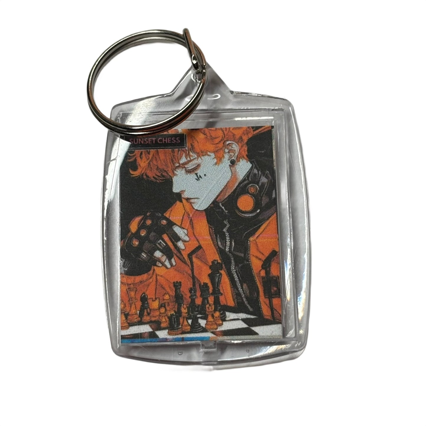 Anime Man - Chess  Photo Keychain