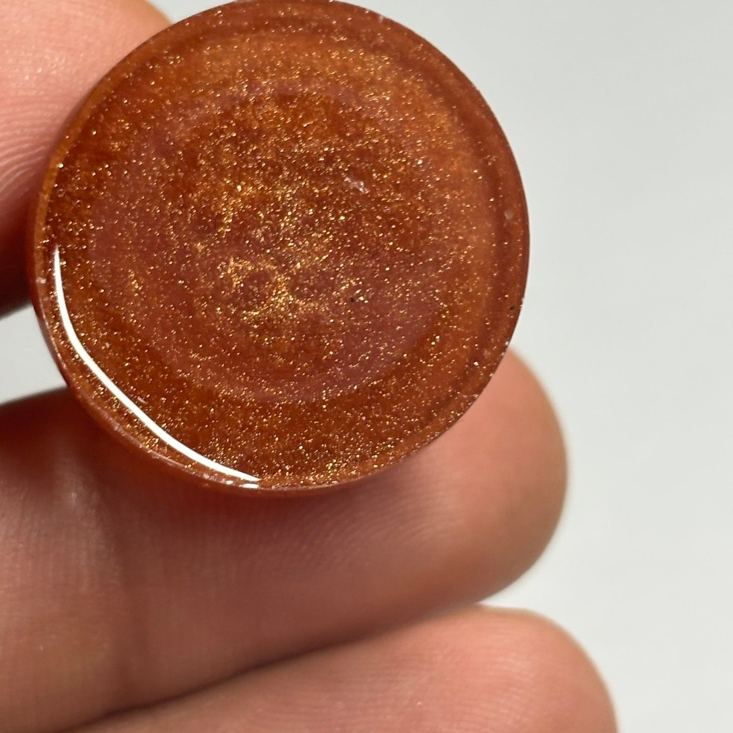 Orange Rustic Bishop - Handmade Resin Keychain