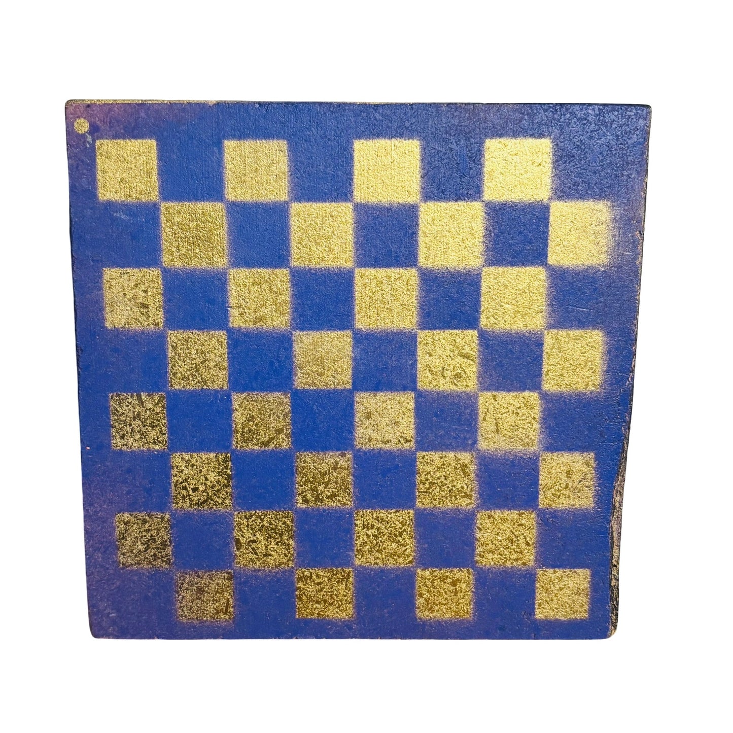 Purple Golden Hue - Painted Double Sided Chess Board