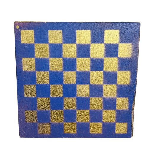 Purple Golden Hue - Painted Double Sided Chess Board