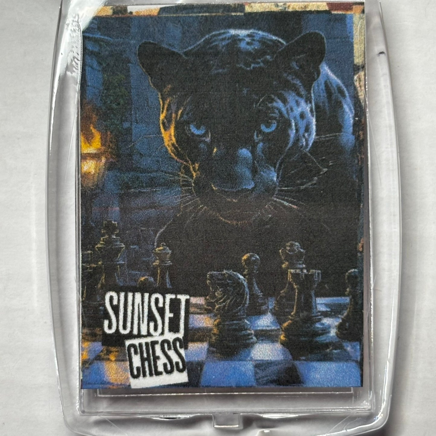 Black Panther - Chess  Photo Keychain