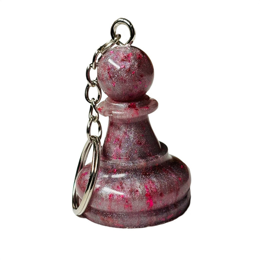 Purple Supreme Pawn - Handmade Resin Keychain - Large Edition