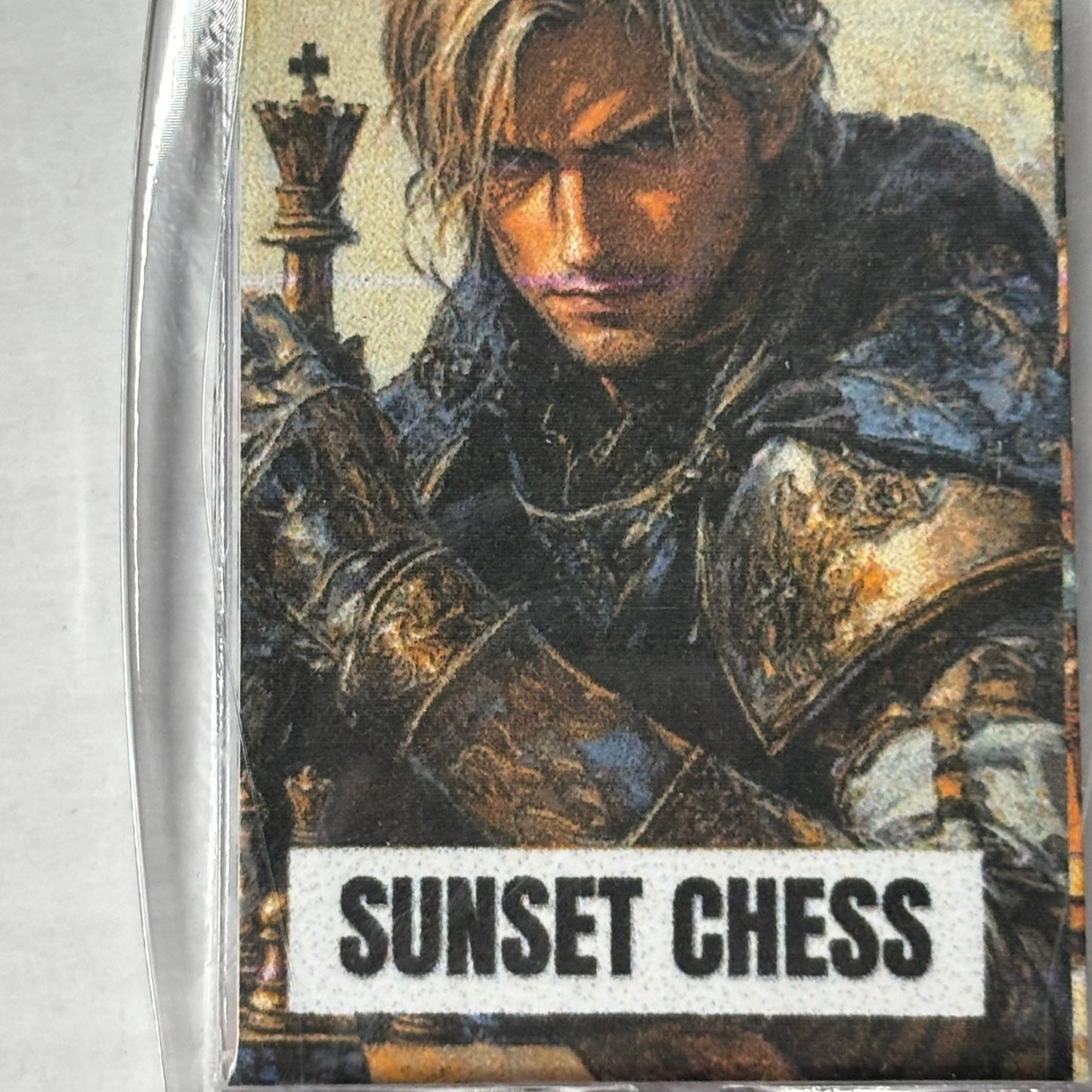 Brave Knight - Chess  Photo Keychain