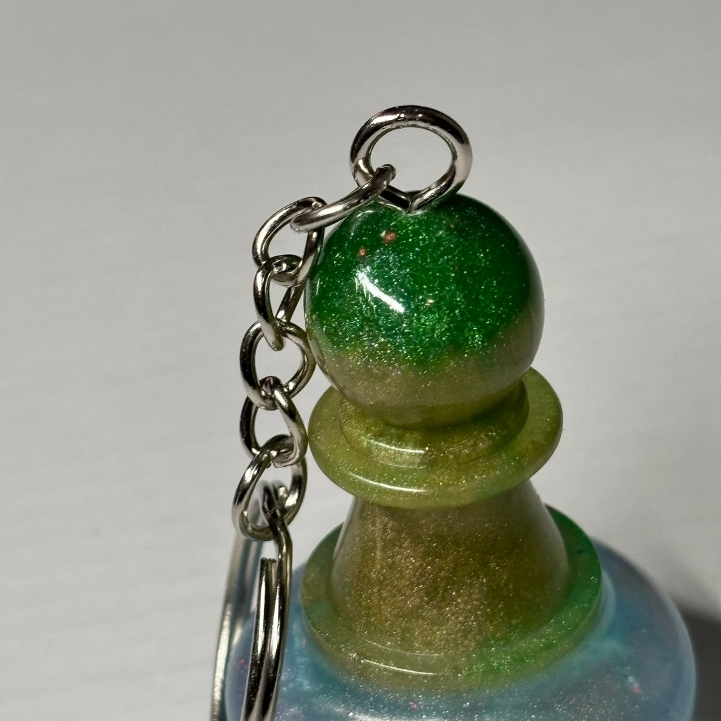 Colored Mixed Pawn - Handmade Resin Keychain - Large Edition