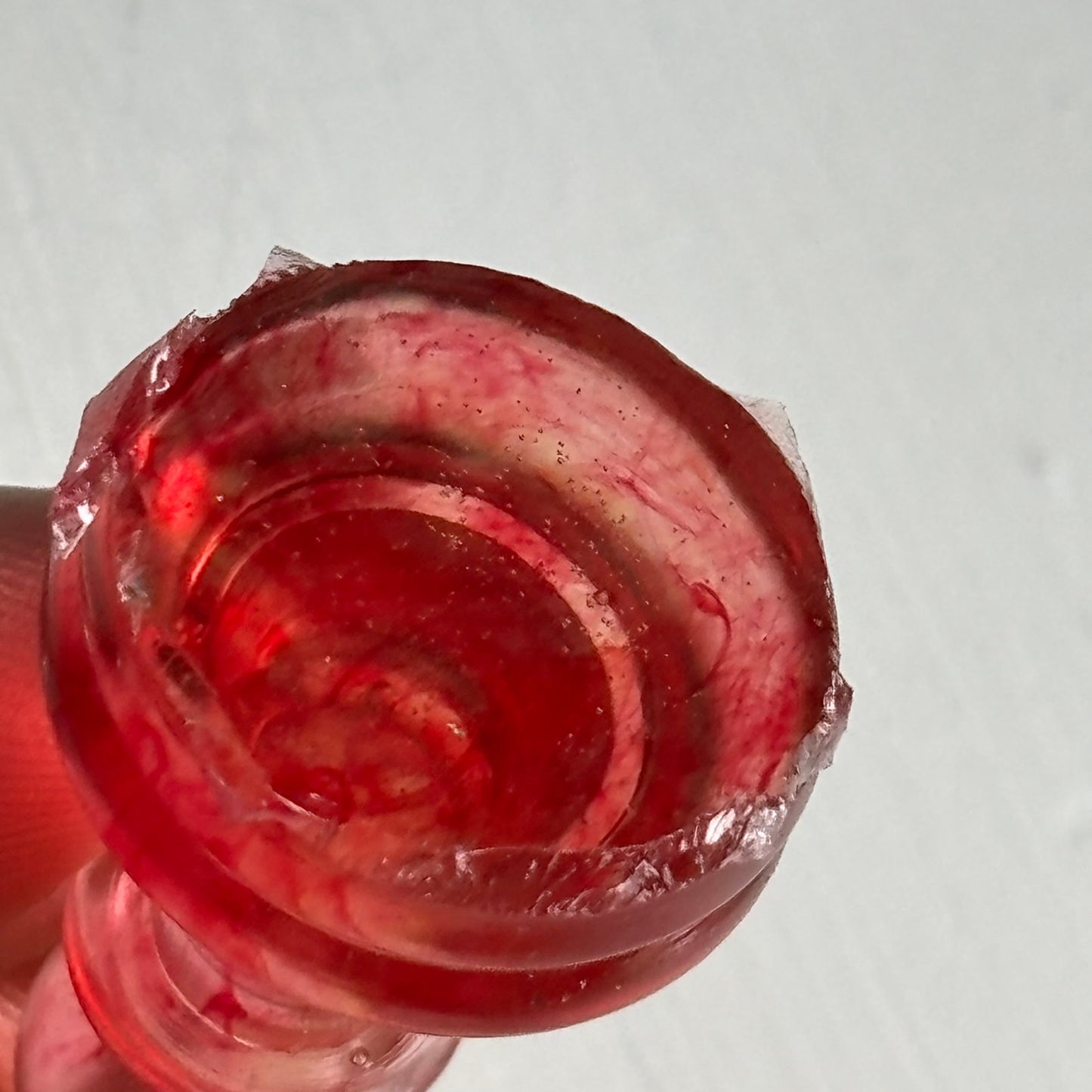 Red Swivel Pawn - Handmade Resin Chess Necklace