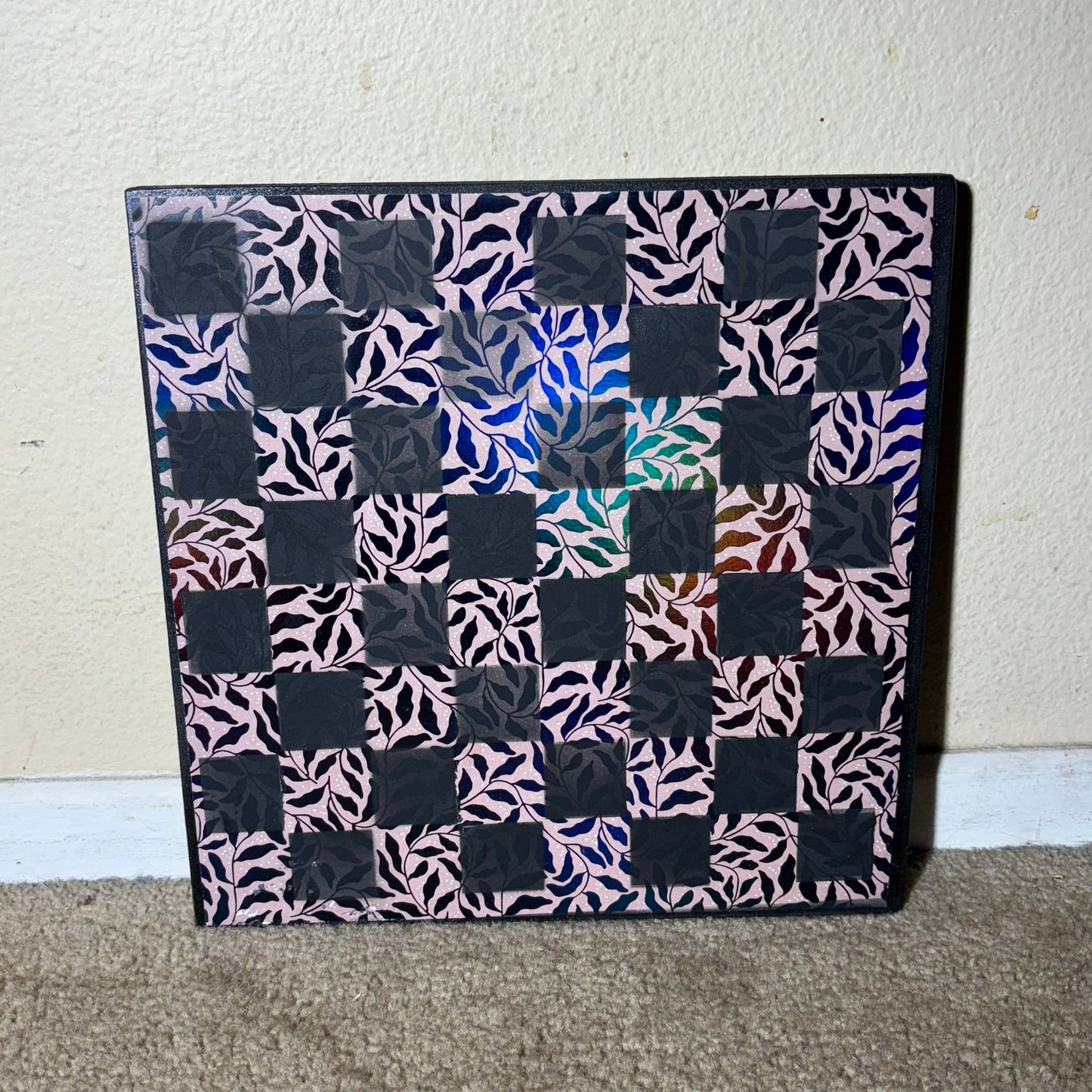 Vintage Shine - Scrapbook Chess Board