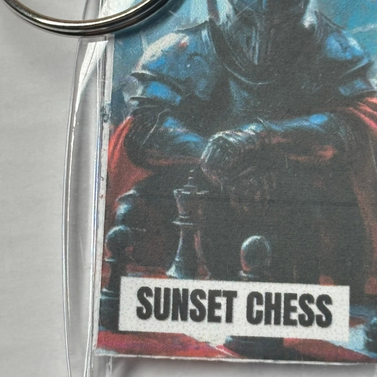 Fine Knight - Chess  Photo Keychain