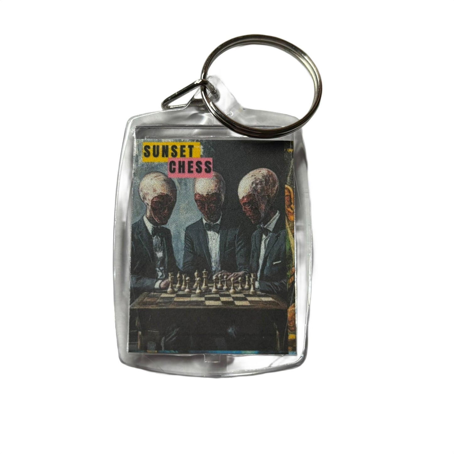 Face Peelings - Chess  Photo Keychain