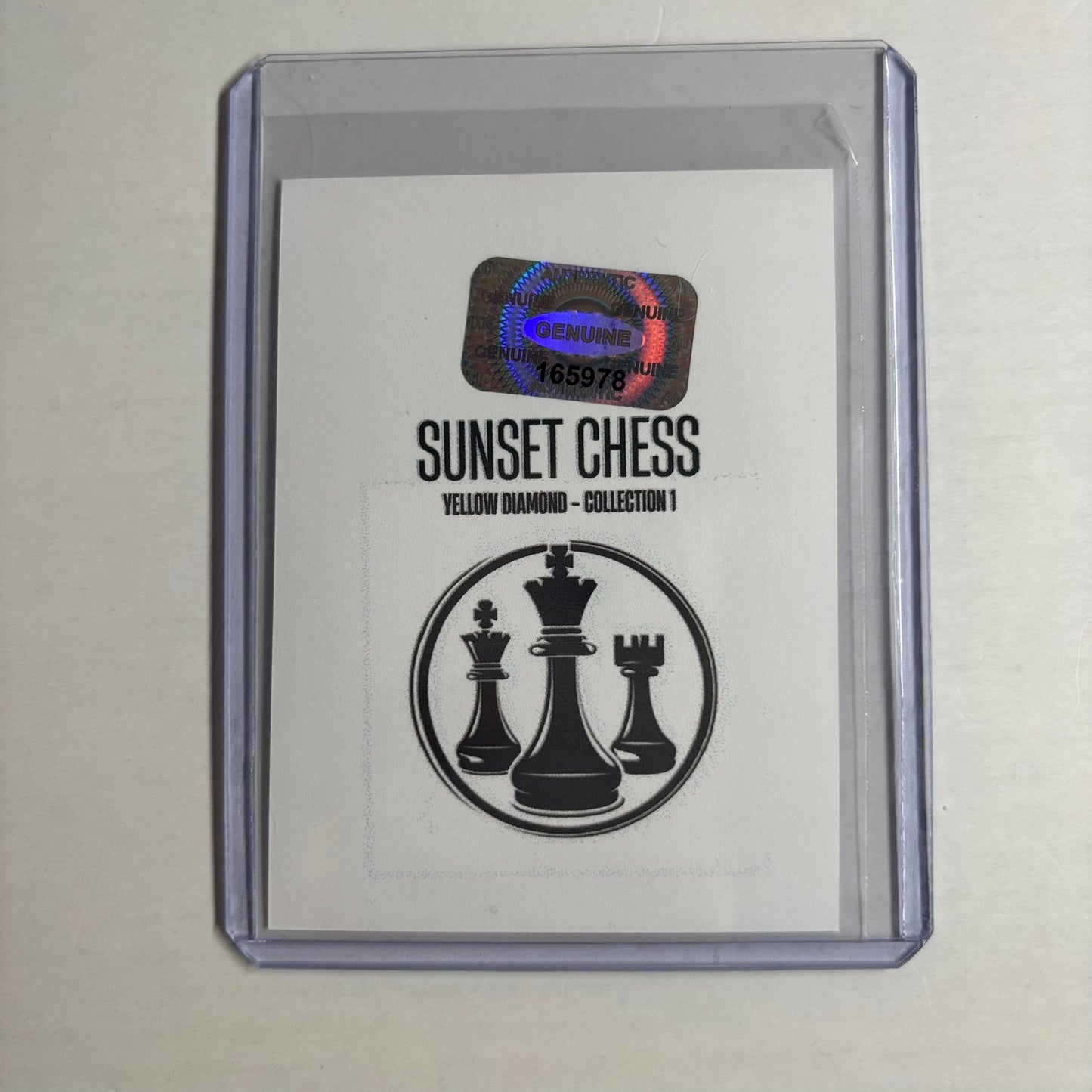 Yellow Diamond Collection 1 - Trading Card
