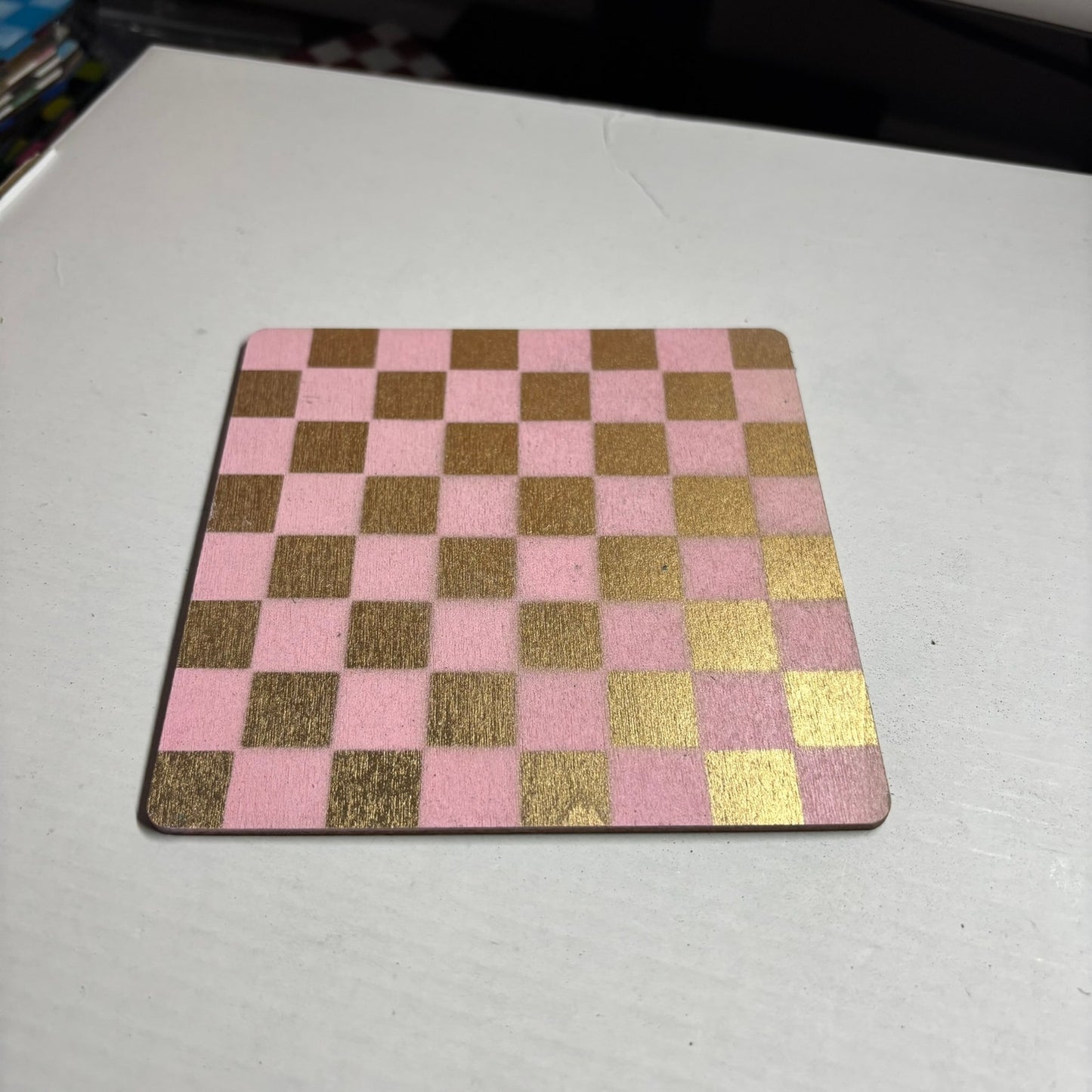 Golden Light Pink - Mini Chess Set