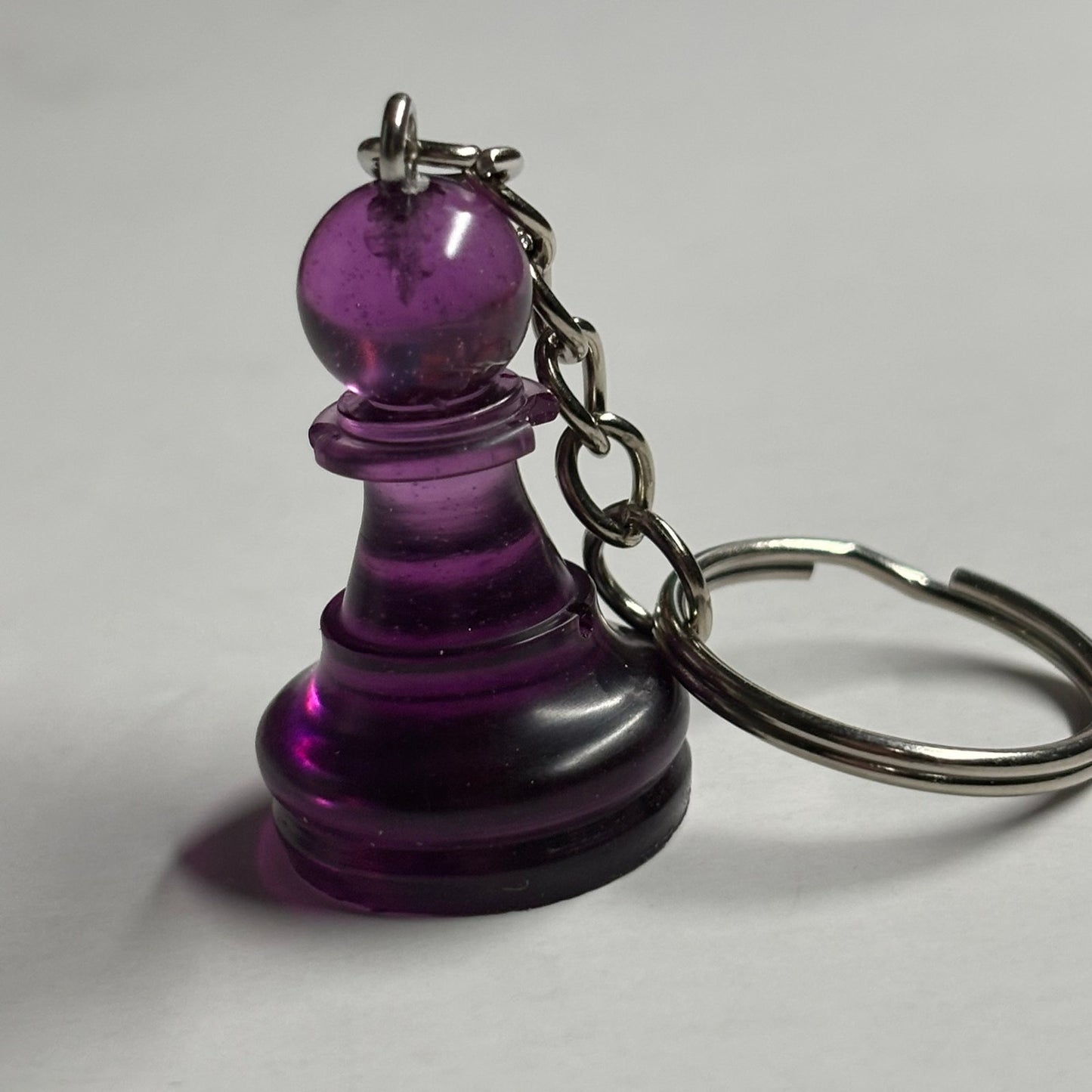 Purple Pawn - Handmade Resin Keychain