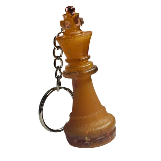Orange Royal King - Handmade Resin Keychain