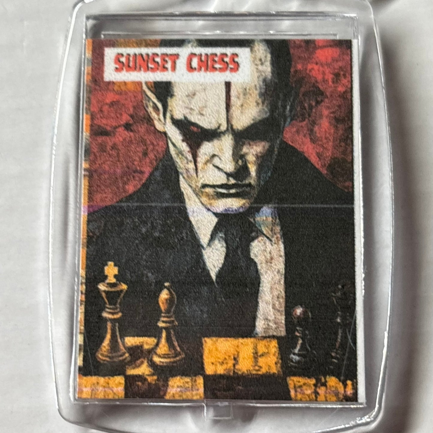 Vampire - Chess  Photo Keychain