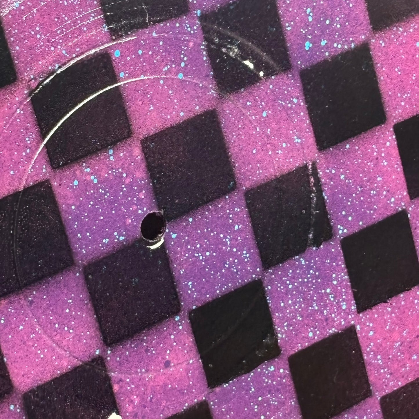 Dark Purple Void - Vinyl Chess Board