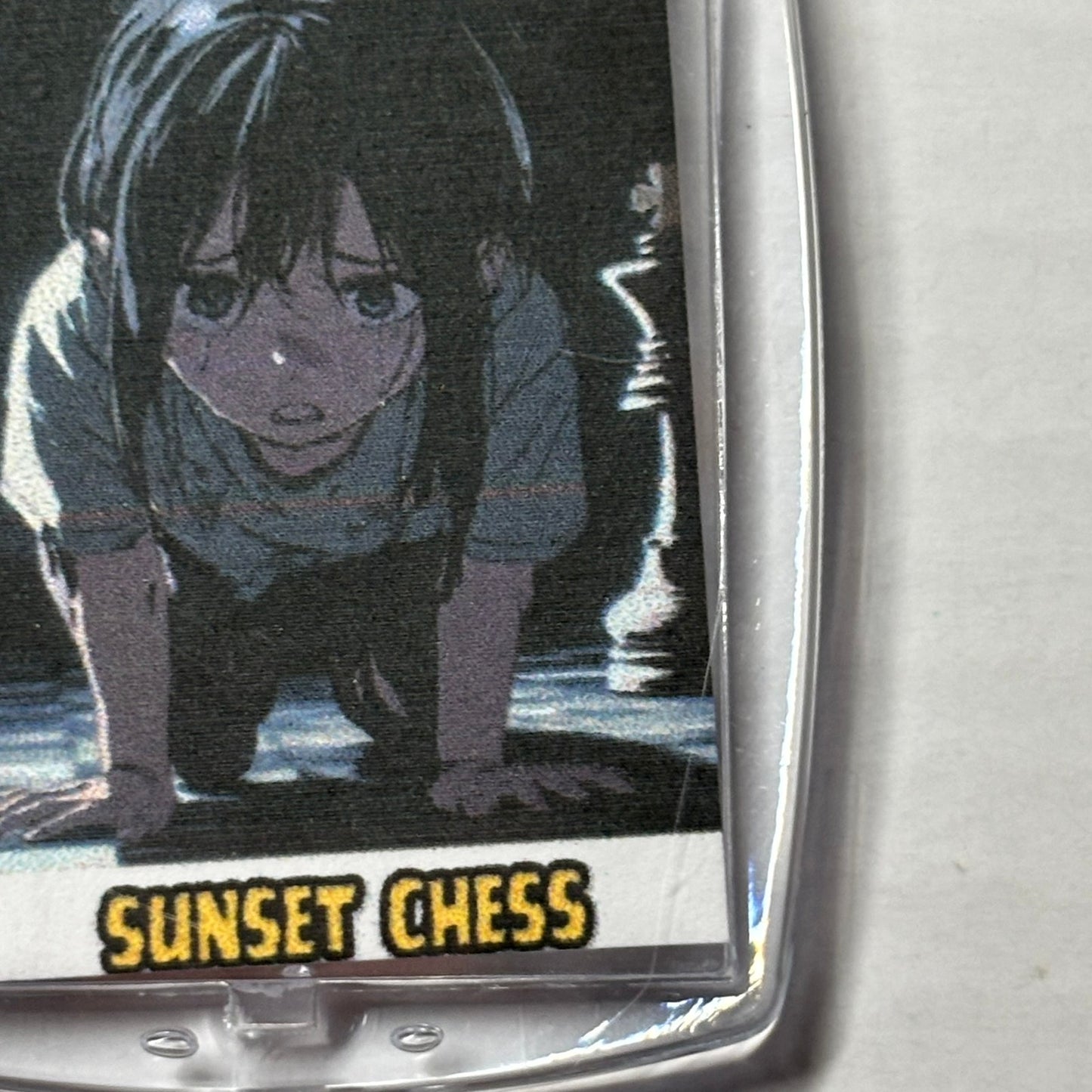 Defeat - Chess  Photo Keychain