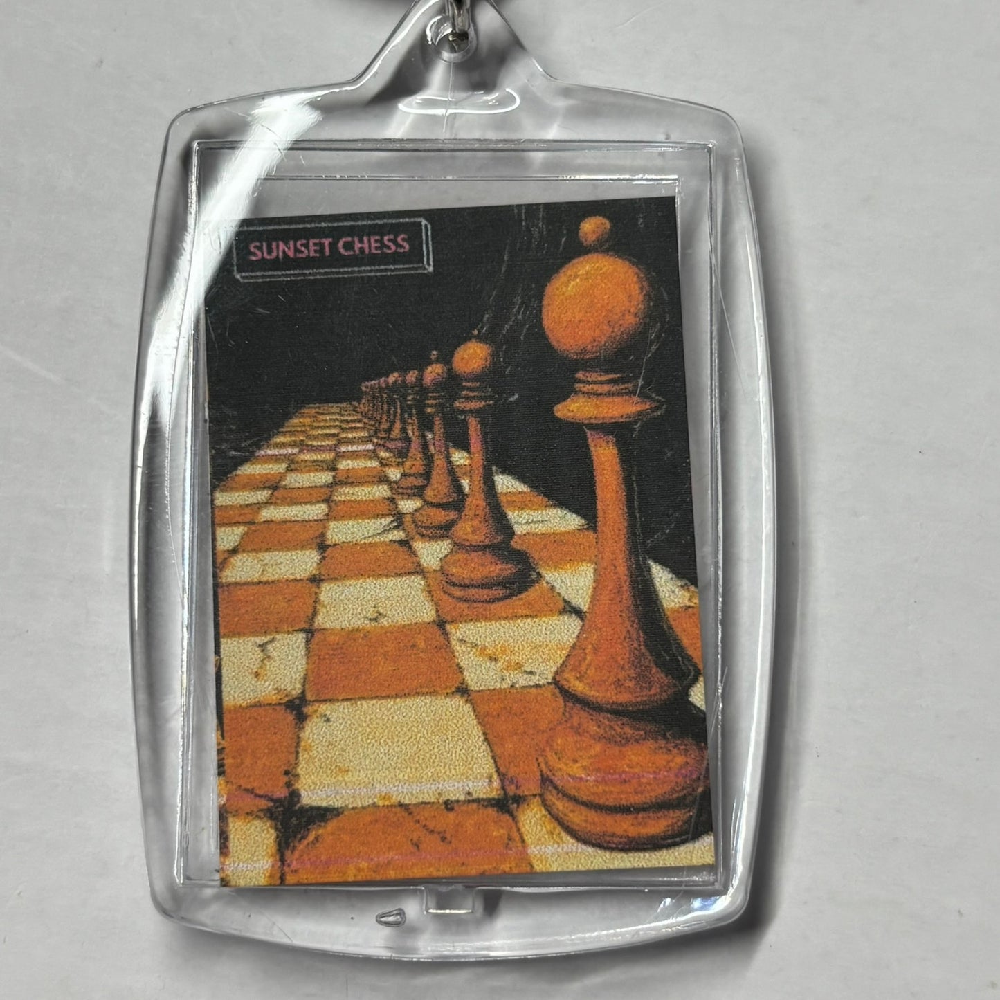 Orange Halls - Chess  Photo Keychain