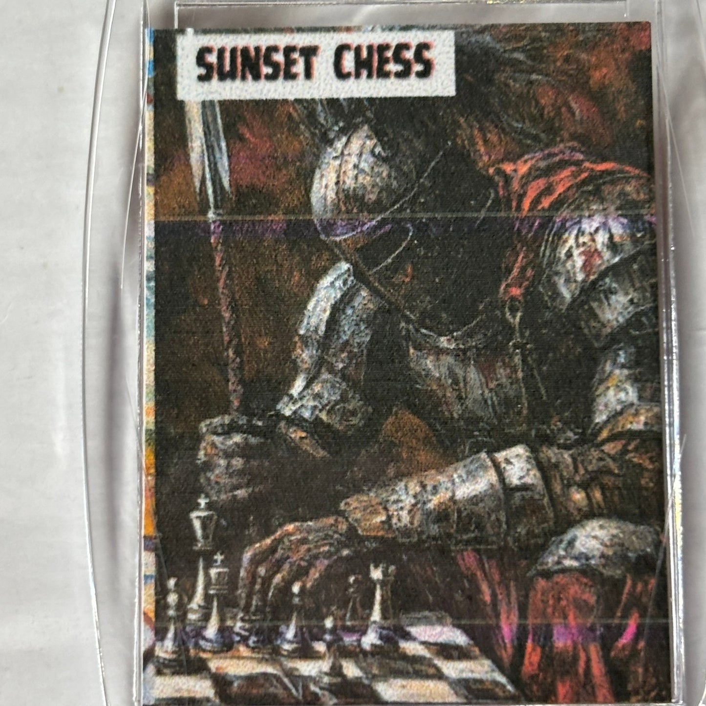 Lone Warrior - Chess  Photo Keychain