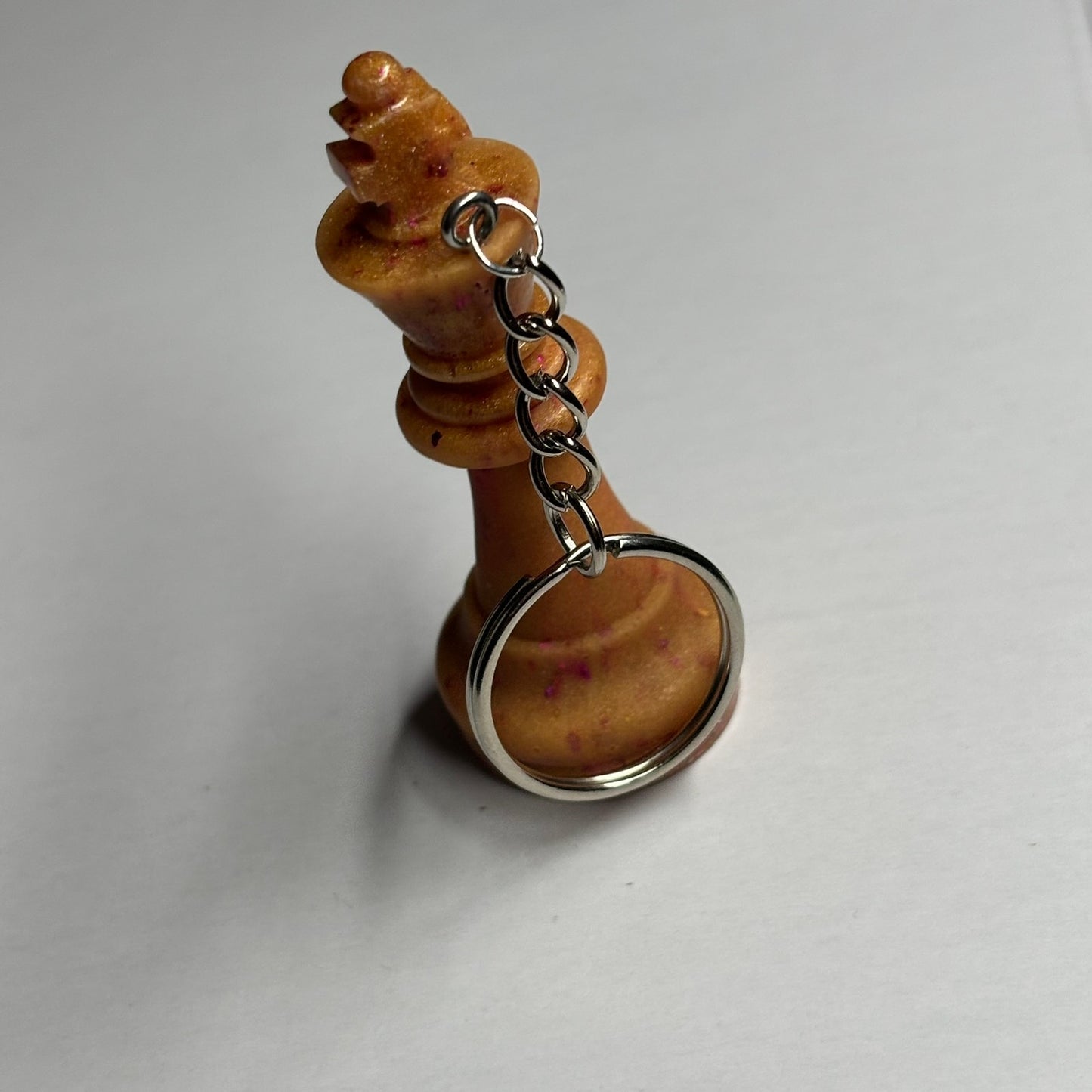 Royal Orange King - Handmade Resin Keychain