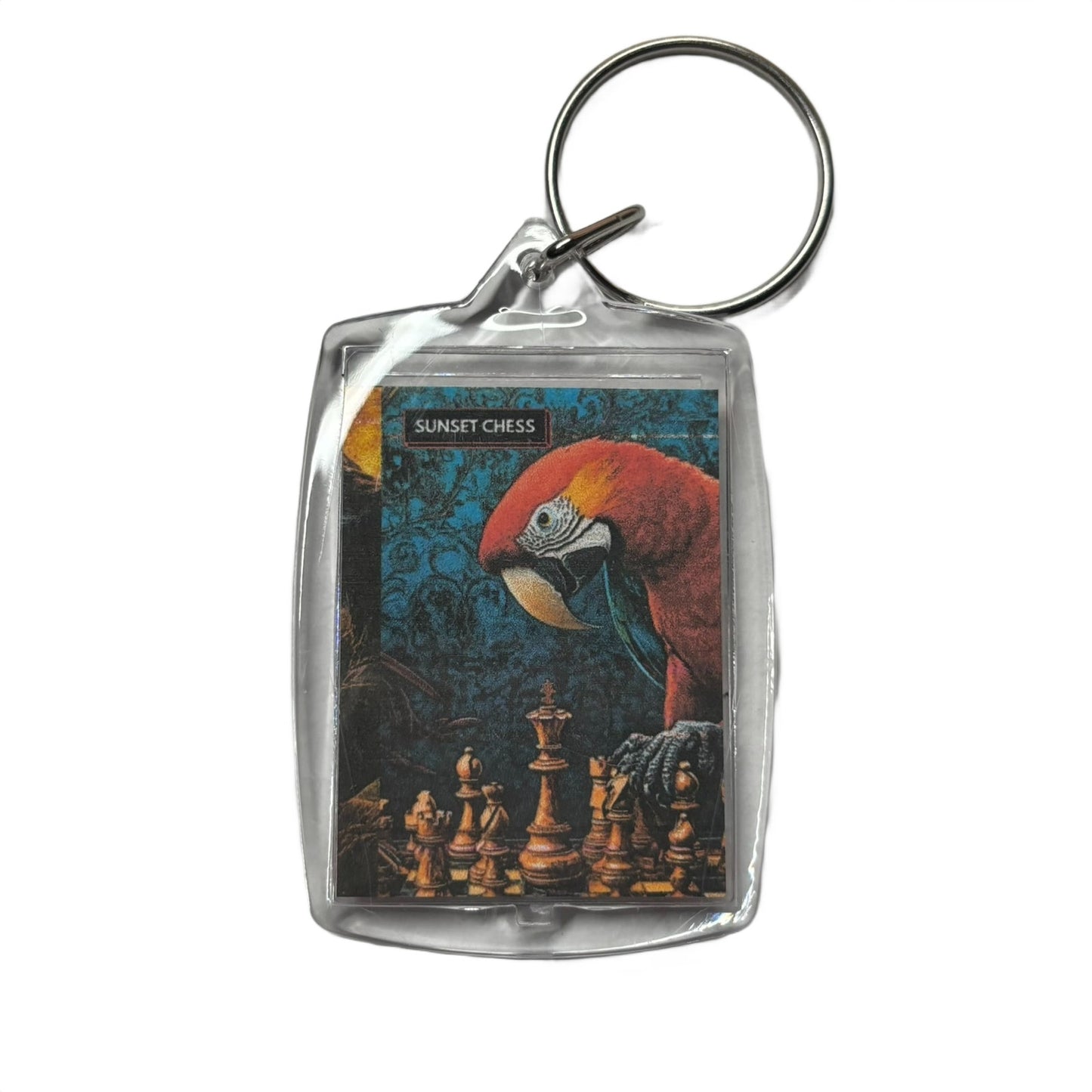 The Parrot - Chess  Photo Keychain