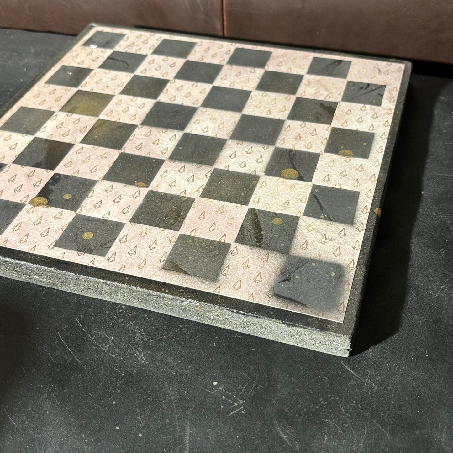 Mini Crystals Pattern - Scrapbook Chess Board