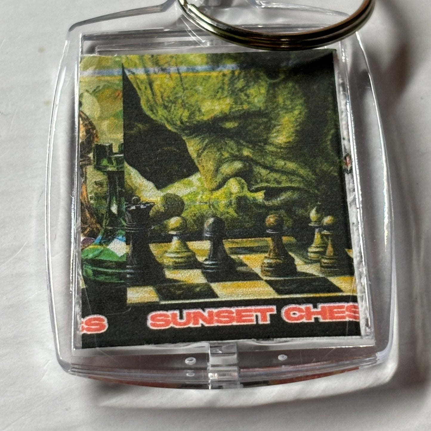 Green Breath - Chess  Photo Keychain