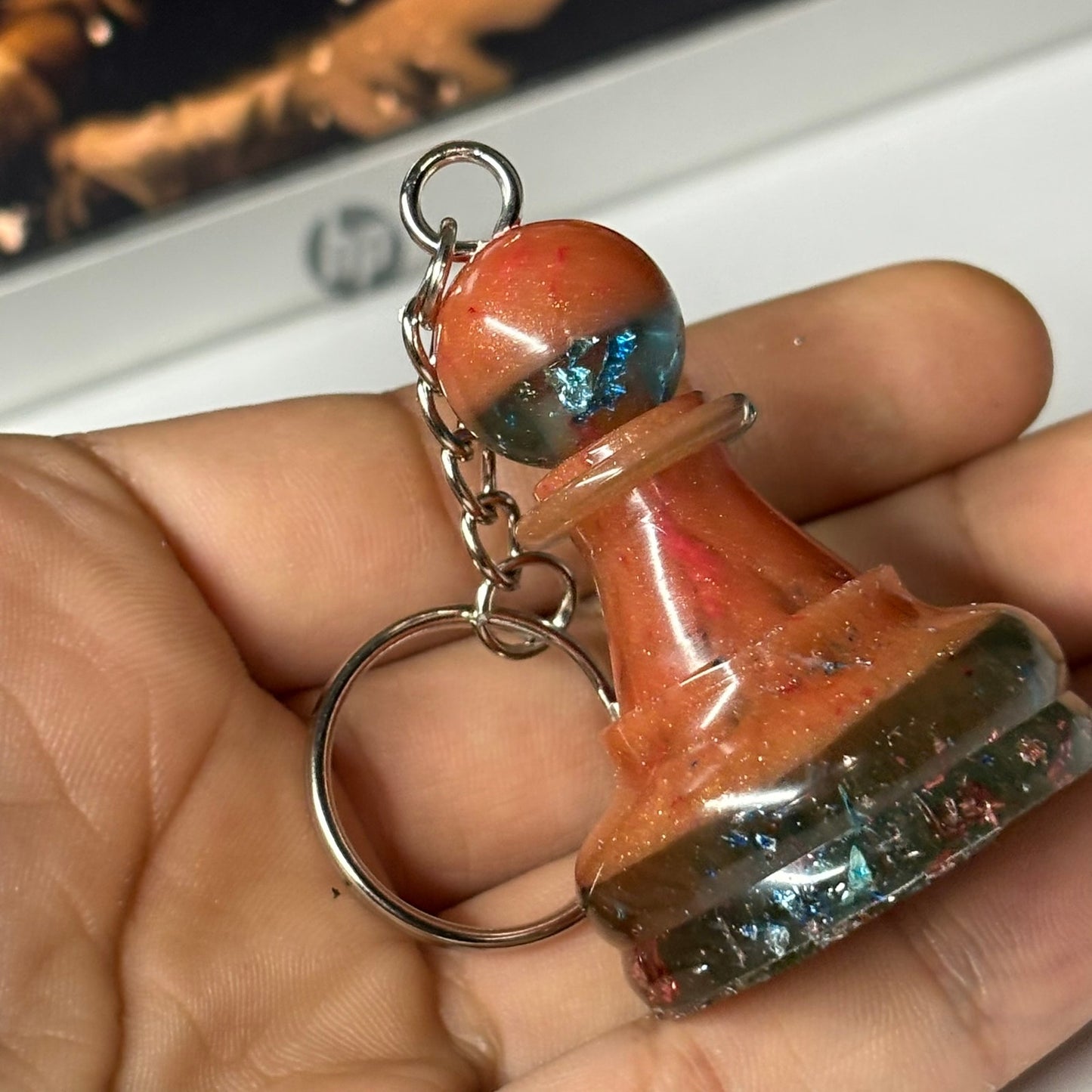 Pawn Royalty - Handmade Resin Keychain - Large Edition