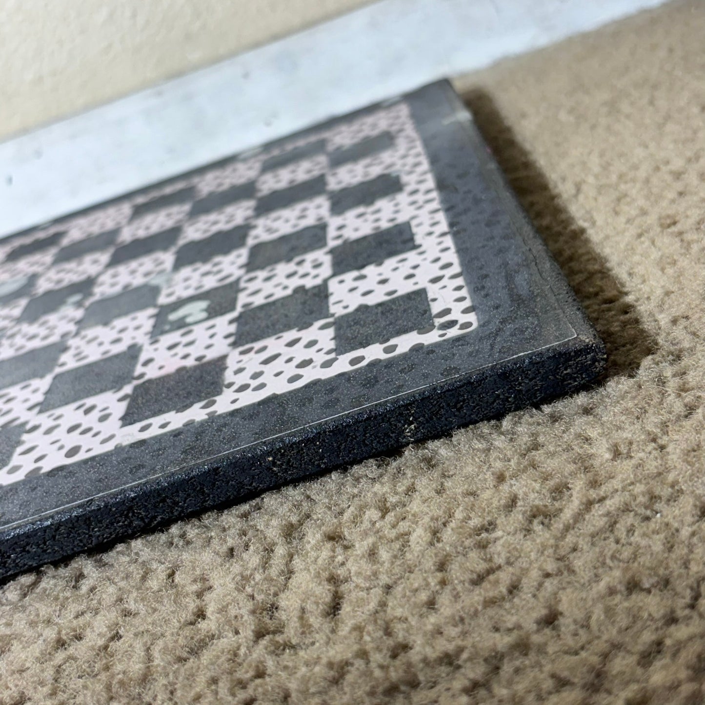 Spotted Print - Scrapbook Chess Board