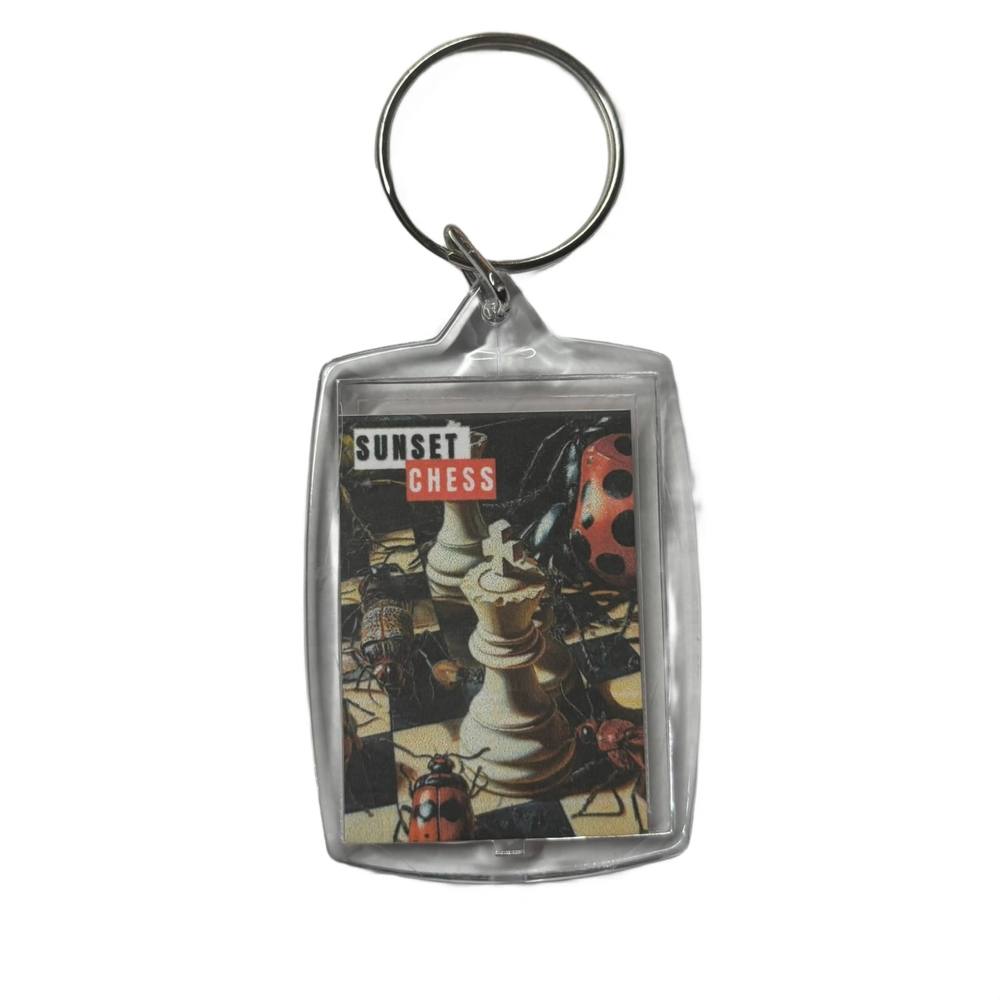 Lady Bugs - Chess  Photo Keychain