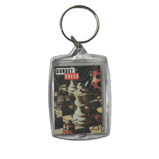 Lady Bugs - Chess  Photo Keychain