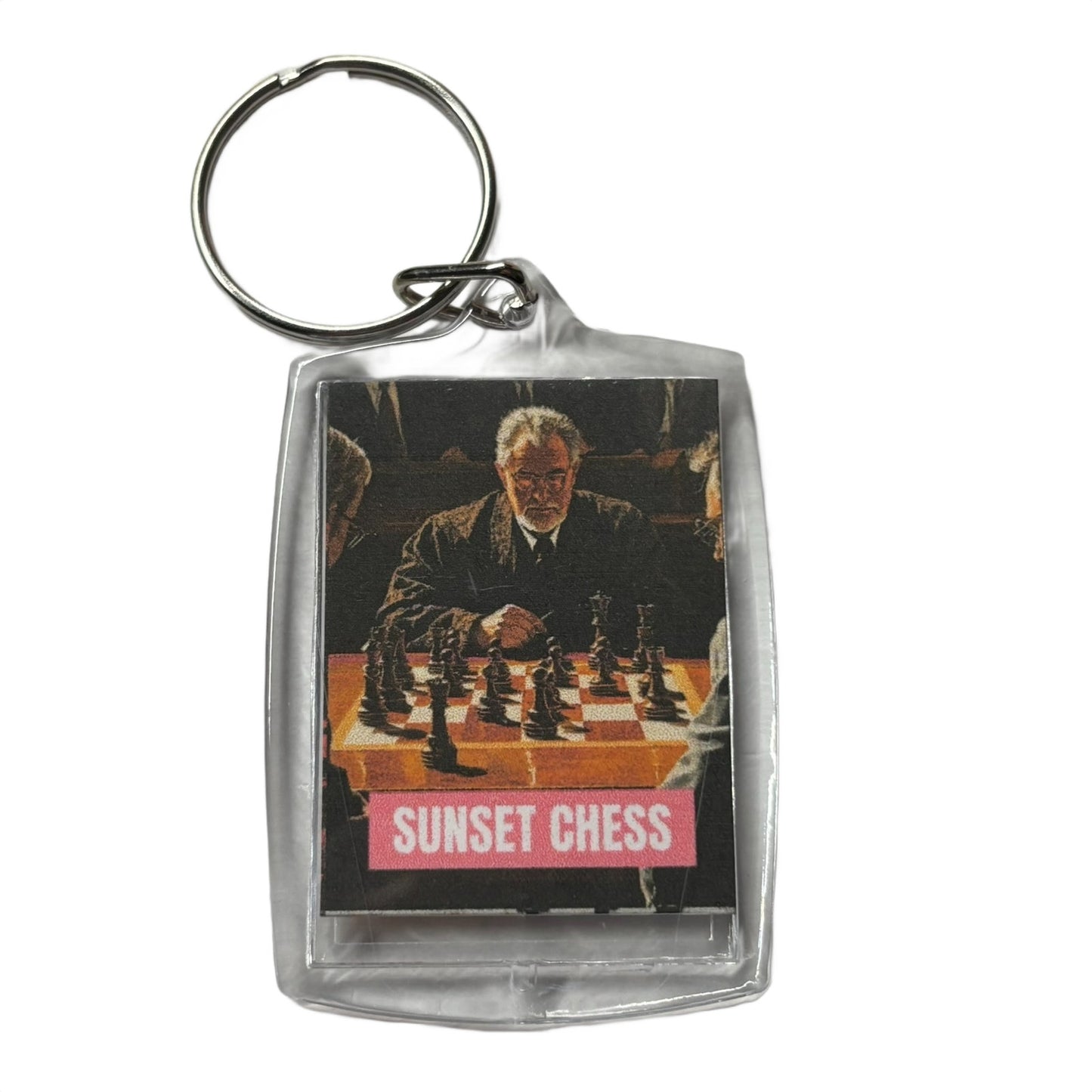 The Judge - Chess  Photo Keychain