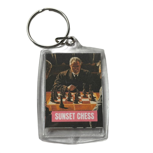 The Judge - Chess  Photo Keychain